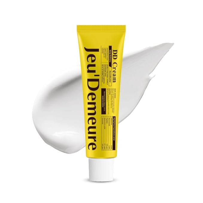 JEU'DEMEURE DermiShuttle DD Cream Deep Hydration Intensive Smoothness Face, Neck and Hand with Peptide, Ceramide, Hyaluronic Acid, Anti Aging Wrinkles Cream, Korean skincare Moisturizer (50g)