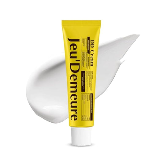 JEU'DEMEURE DermiShuttle DD Cream Deep Hydration Intensive Smoothness Face, Neck and Hand with Peptide, Ceramide, Hyaluronic Acid, Anti Aging Wrinkles Cream, Korean skincare Moisturizer (50g)
