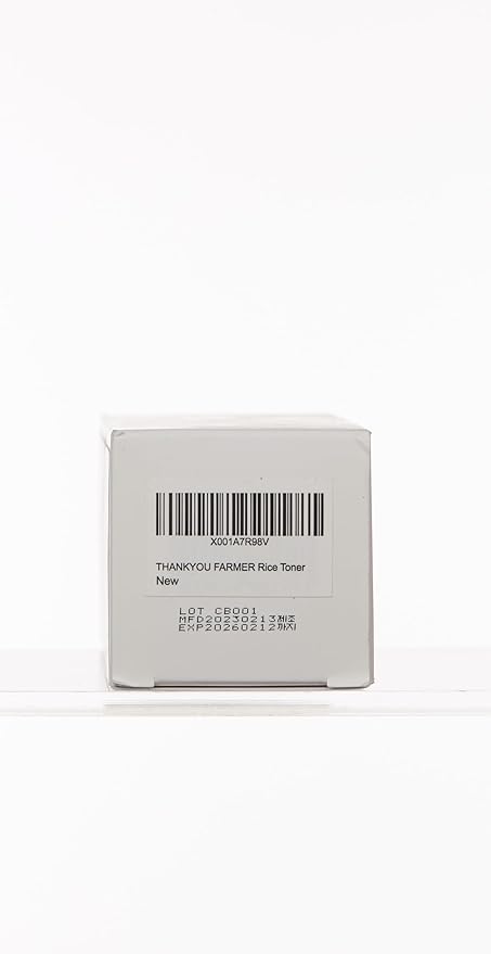 THANKYOU FARMER Rice Pure Toner – Hydrating K-Beauty Face Milk with Niacinamide & Centella – Vegan Korean Skincare for Men & Women, All Ages – Natural Toner for Dry, Sensitive Skin (7.03 oz)