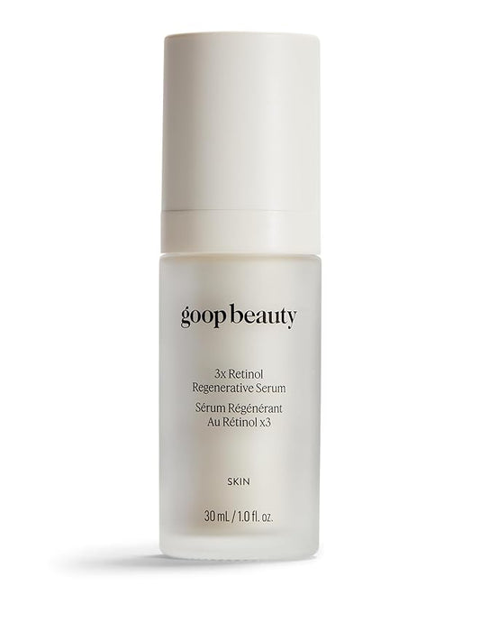 goop Beauty 3x Retinol Regenerative Serum | Face Serum to Reduce the Look of Deep Wrinkles, Pores, & Texture | Granactive Retinoid, Encapsulated Retinal, & Encapsulated Retinol | 1 fl oz