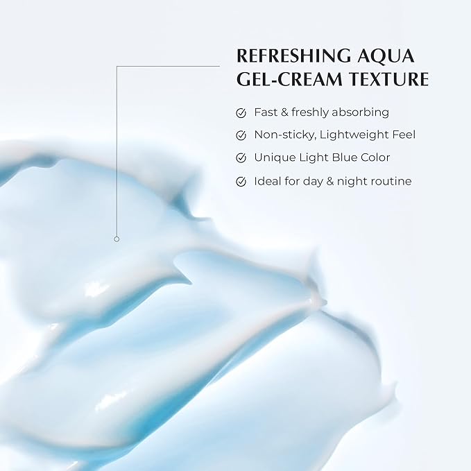 JEU'DEMEURE DermiShuttle DD Gel Cream Aqua, Soothing & Hydration For Face, Neck and Hand with Ceramide, Betaine and Peptide, Lightweight Daily Moisturizer for Sensitive Skin, Korean Moisturizer (50g)