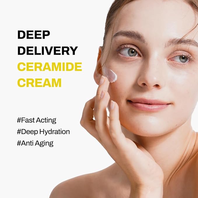 JEU'DEMEURE DermiShuttle DD Cream Deep Hydration Intensive Smoothness Face, Neck and Hand with Peptide, Ceramide, Hyaluronic Acid, Anti Aging Wrinkles Cream, Korean skincare Moisturizer (50g)