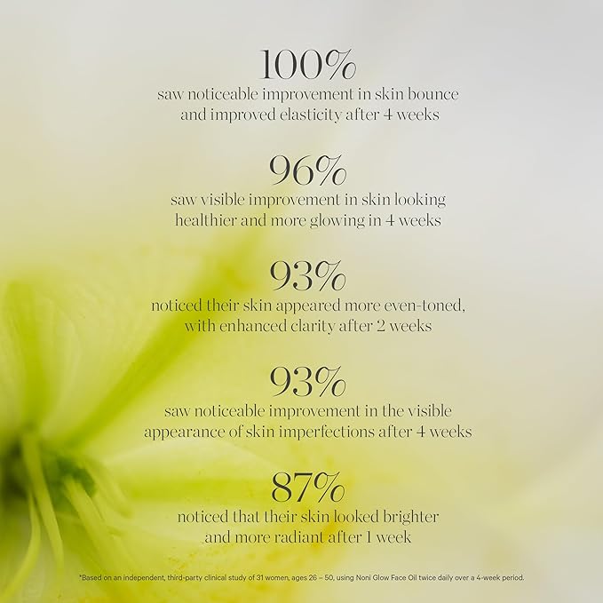 KORA Organics Noni Glow Hydrating Face Oil with Rosehip, Gua Sha Oil, Certified Organic, Cruelty Free, 0.34 fl oz - Face Care Beauty Products for Women