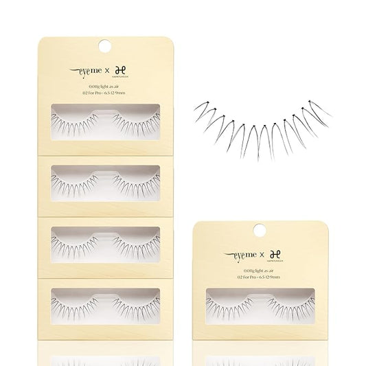 EYEME Eyelash x Artist Collaboration NO.02 – 5 Set Pack, Lightweight False Eyelashes, Wispy Lashes for a Flawless Natural Look, Perfect for Daily Wear & Comfortable Fit, K-Beauty