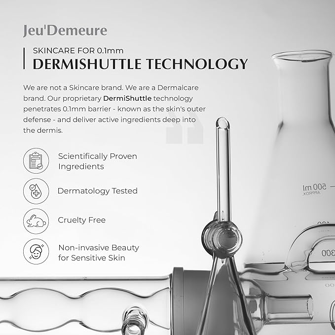 JEU'DEMEURE DermiShuttle DD Gel Cream Aqua, Soothing & Hydration For Face, Neck and Hand with Ceramide, Betaine and Peptide, Lightweight Daily Moisturizer for Sensitive Skin, Korean Moisturizer (50g)