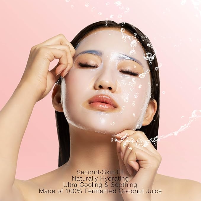 STARSKIN Close-Up 1x40g, Coconut Bio-Cellulose Firming Face Mask for all Skin Types, Face Lifting Korean Skincare Mask, Skin Elasticity Improvement and Rejuvenating Effect, K Beauty Skincare